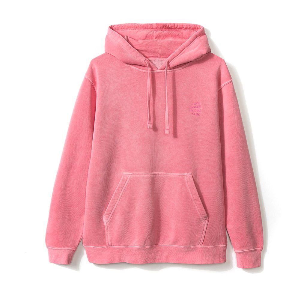 Anti Social Social Club Anti Social Social Club Seeing Double Pink Hoodie ASSC DS Grailed