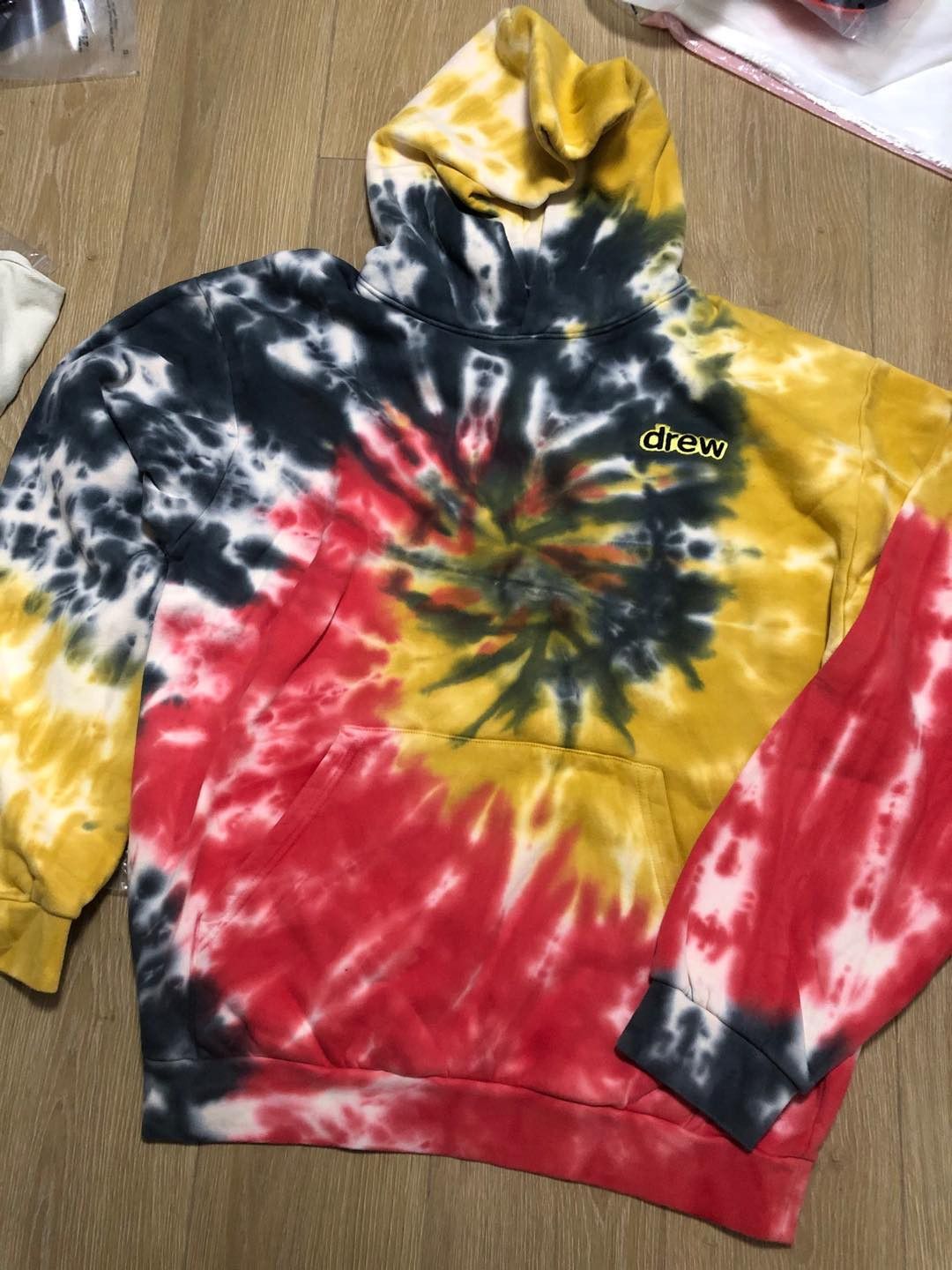 Tie dye best sale drew house hoodie