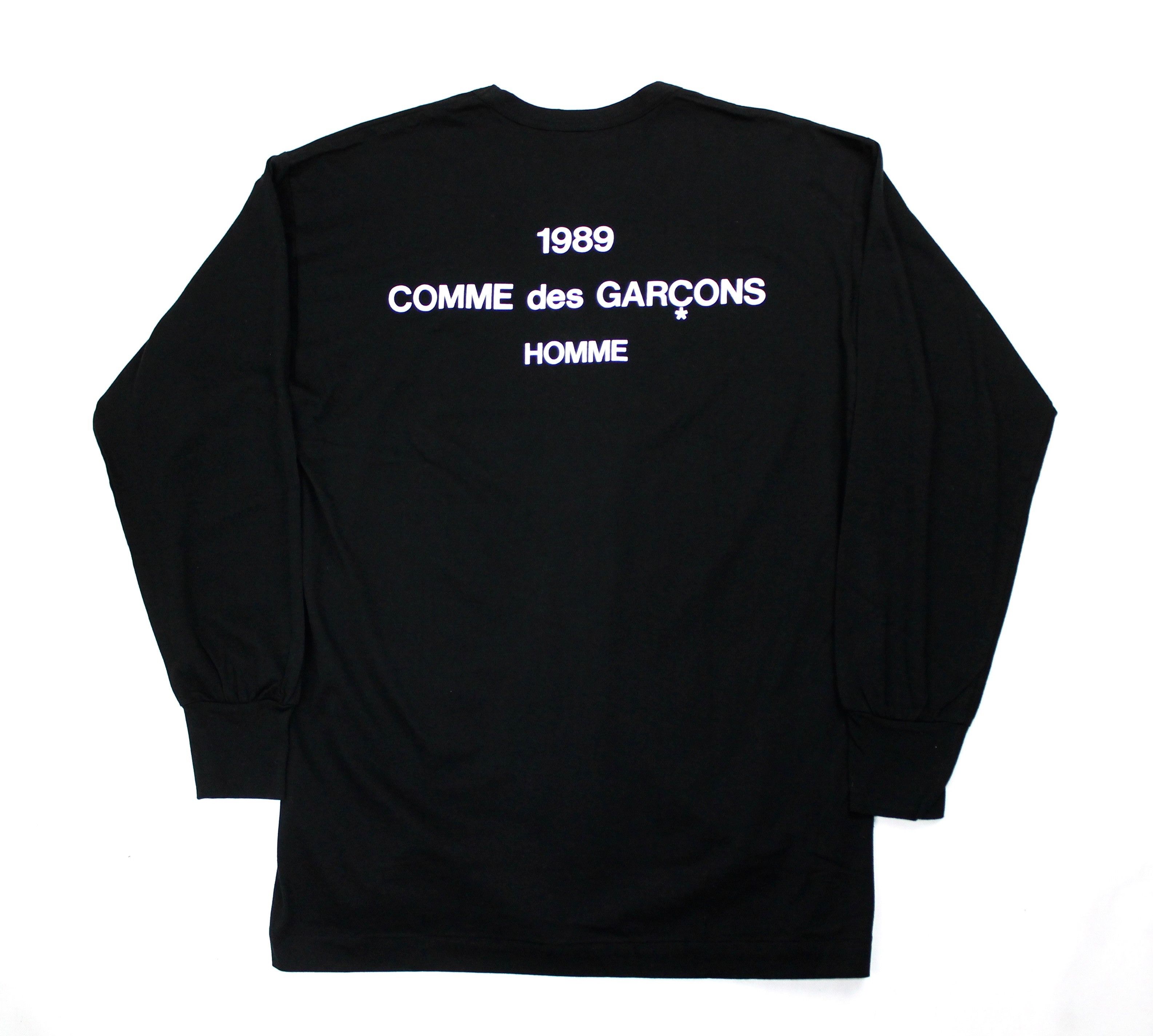 Comme des Garcons 1989 Brand New With Tags Logo Long Sleeve | Grailed