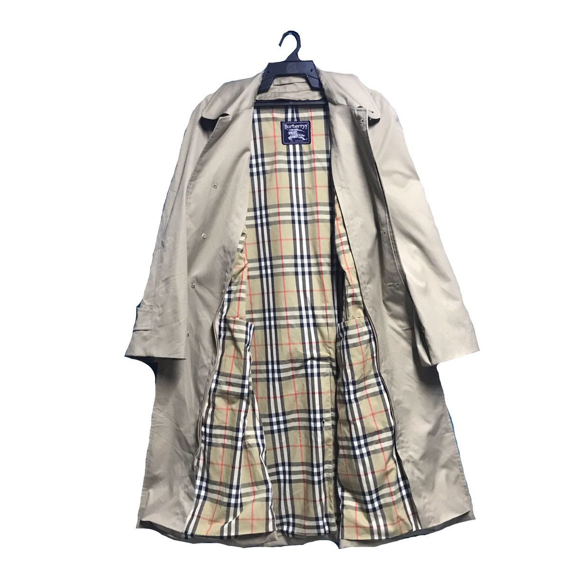 Burberry Prorsum Vintage burberry nova check trench coat with wool lining Size US L / EU 52-54 / 3 - 1 Preview
