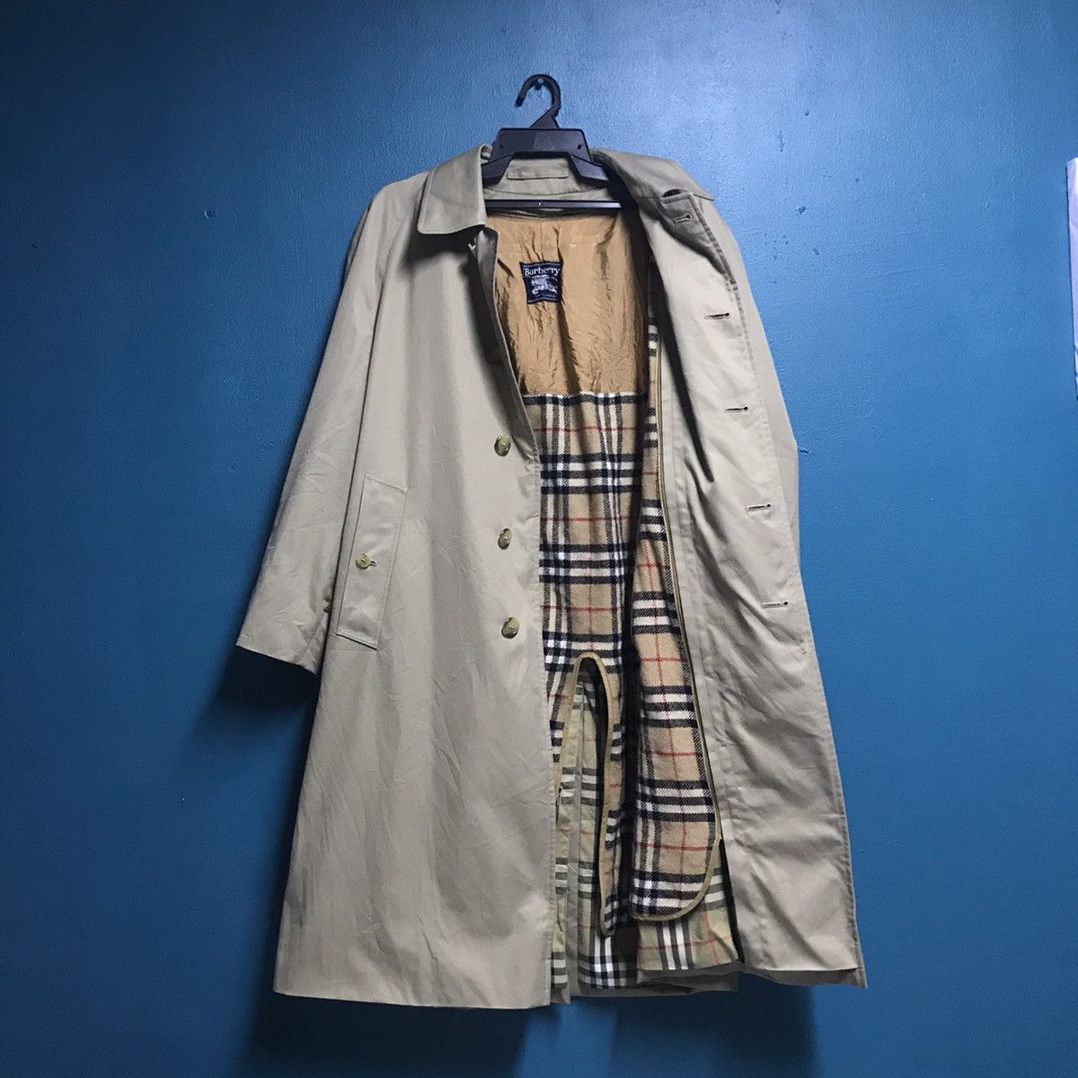 Burberry Prorsum Vintage burberry nova check trench coat with wool lining Size US L / EU 52-54 / 3 - 5 Thumbnail