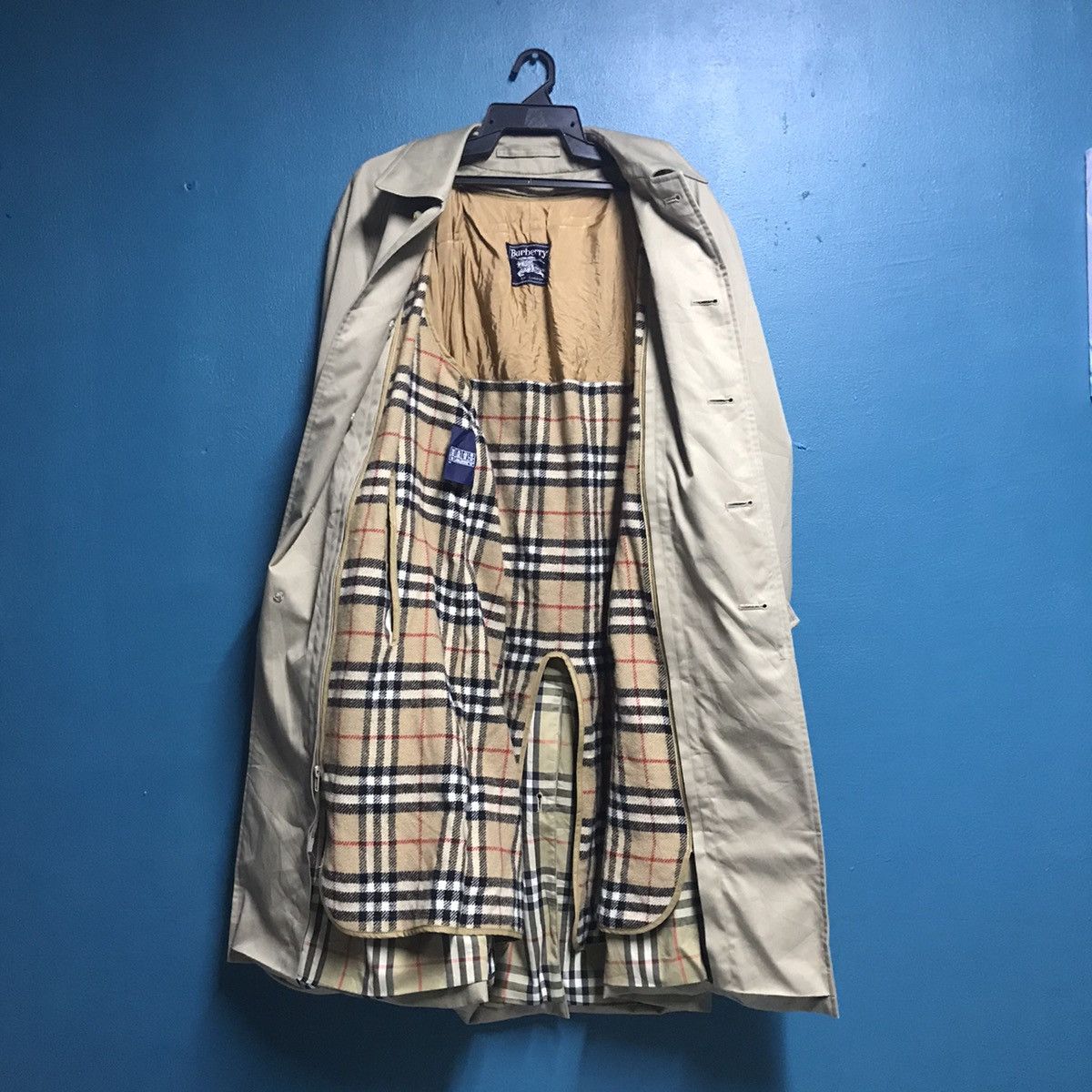 Burberry Prorsum Vintage burberry nova check trench coat with wool lining Size US L / EU 52-54 / 3 - 4 Thumbnail