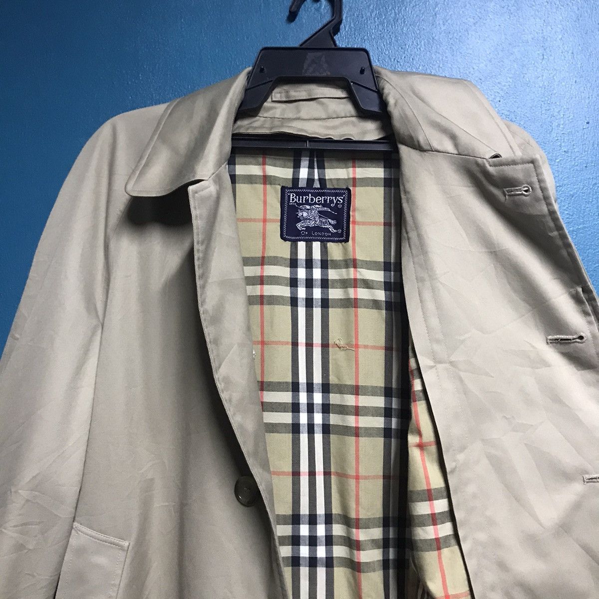 Burberry Prorsum Vintage burberry nova check trench coat with wool lining Size US L / EU 52-54 / 3 - 8 Thumbnail