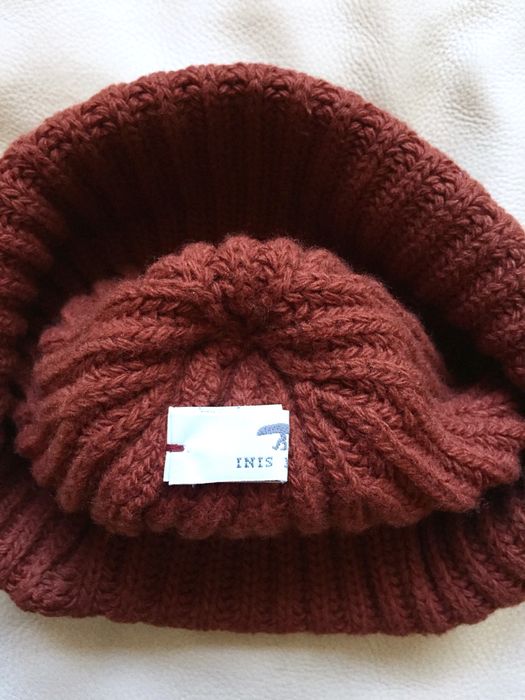 Inis Meain Ribbed Wool/Cashmere Blend Beanie Size ONE SIZE - 2 Preview
