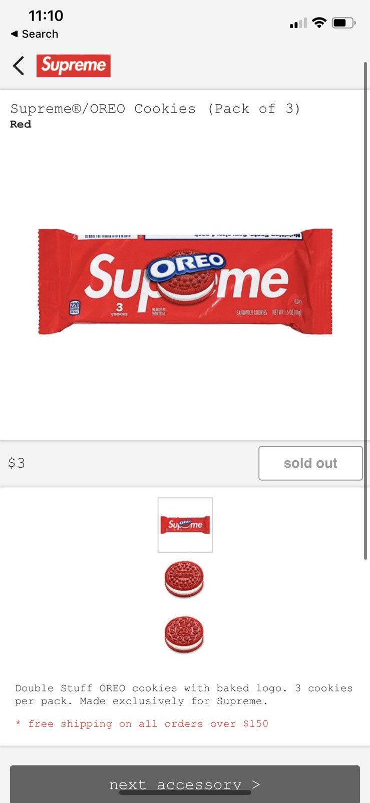 Supreme 8 Packs - Supreme x OREO Cookies