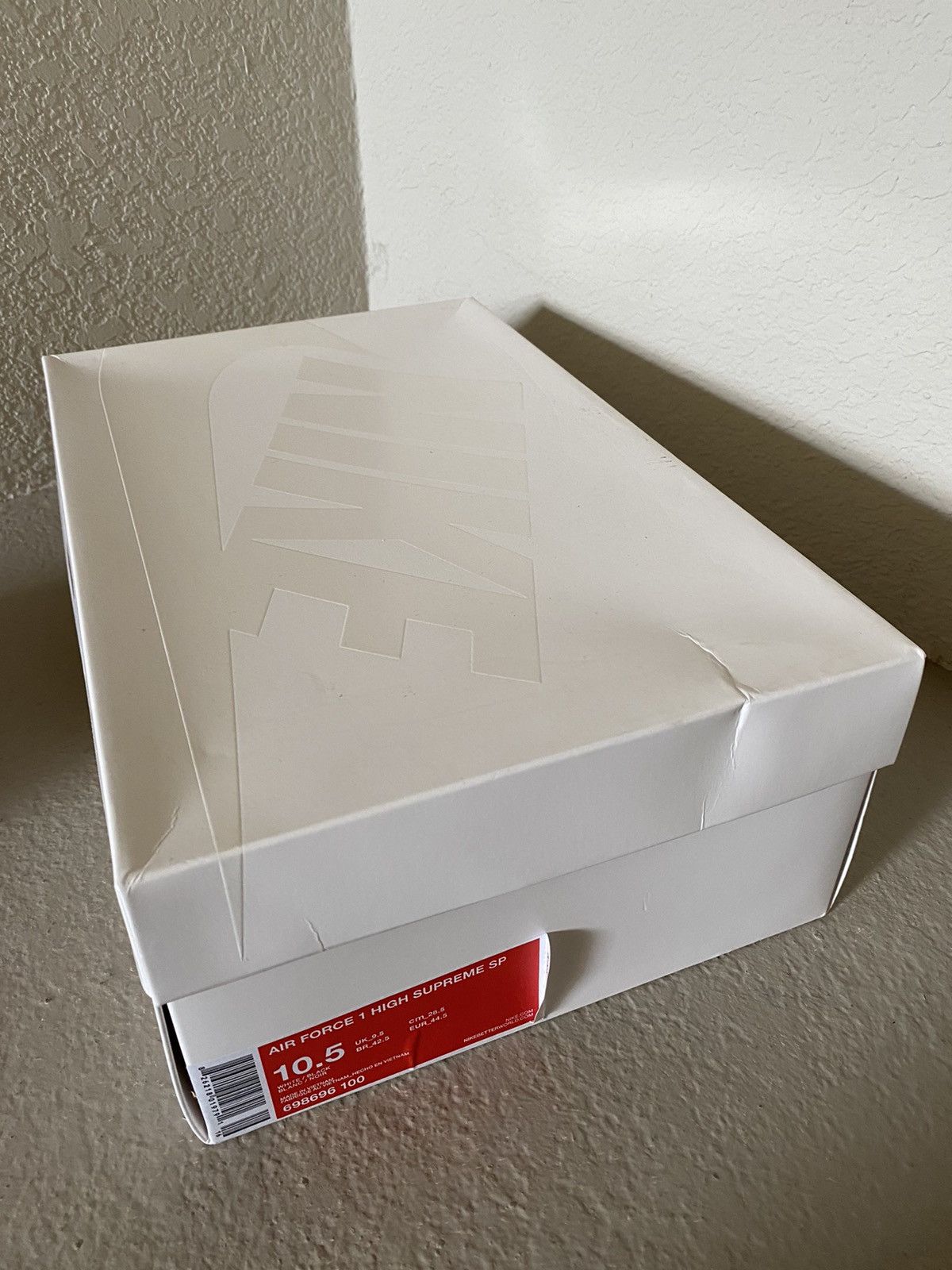 Nike × Supreme Supreme x Air Force 1 High Supreme White 2014 Size US 10.5 / EU 43-44 - 20 Thumbnail
