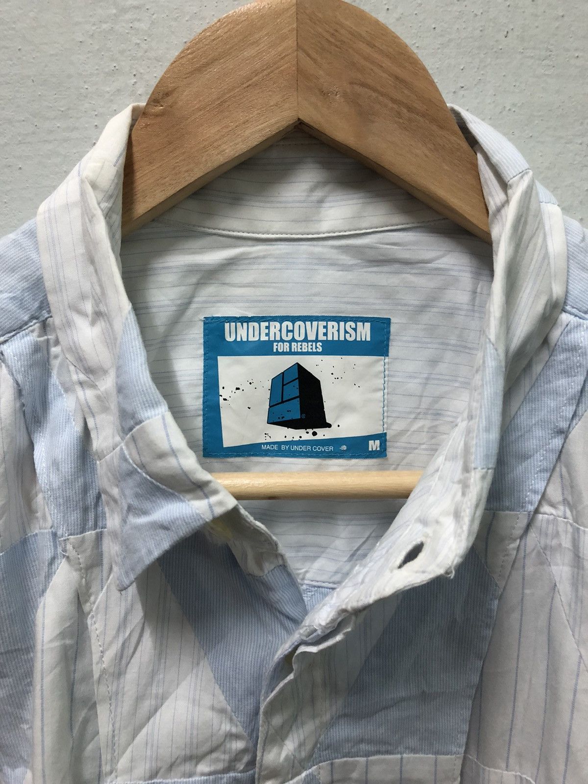 Jun Takahashi Undercoverism For Rebel Button Ups Patchwork Design Size US M / EU 48-50 / 2 - 4 Thumbnail