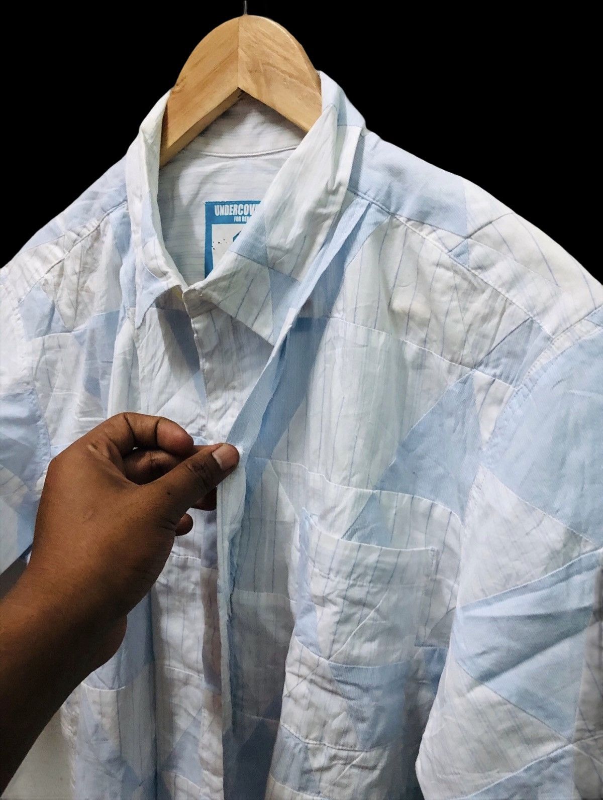 Jun Takahashi Undercoverism For Rebel Button Ups Patchwork Design Size US M / EU 48-50 / 2 - 7 Thumbnail