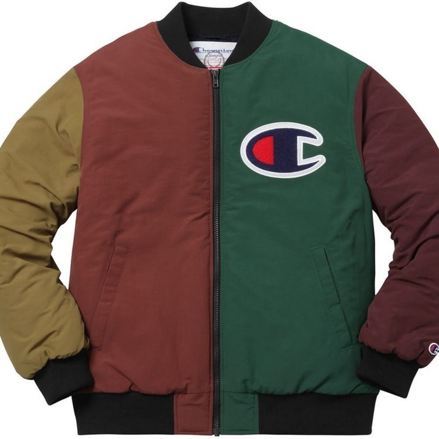 Tyga着用 Supreme Color Blocked jaket Supreme Color Blocked Track Jacket (SS16)