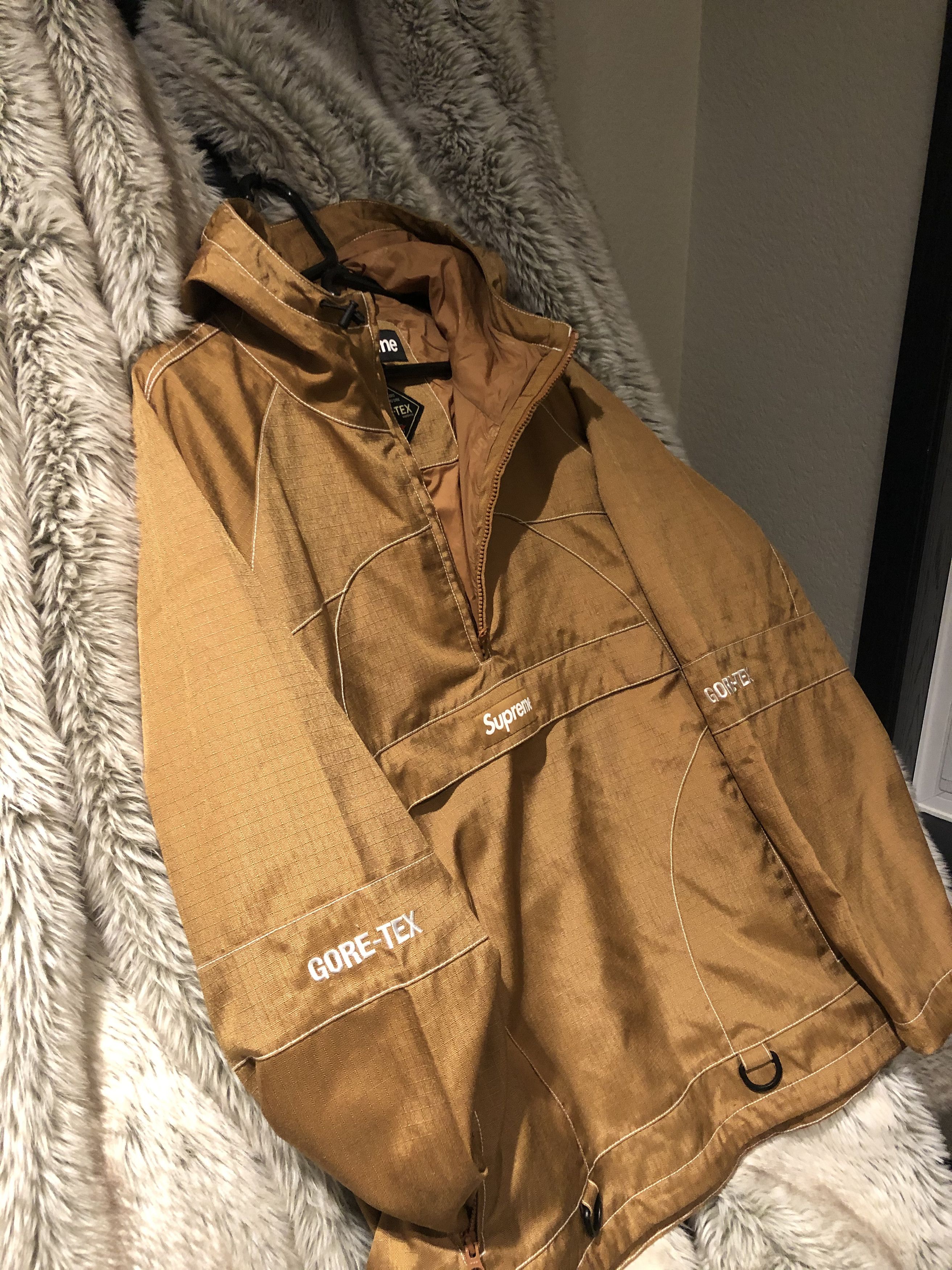 Supreme Goretex Contrast Stitch Anorak Grailed