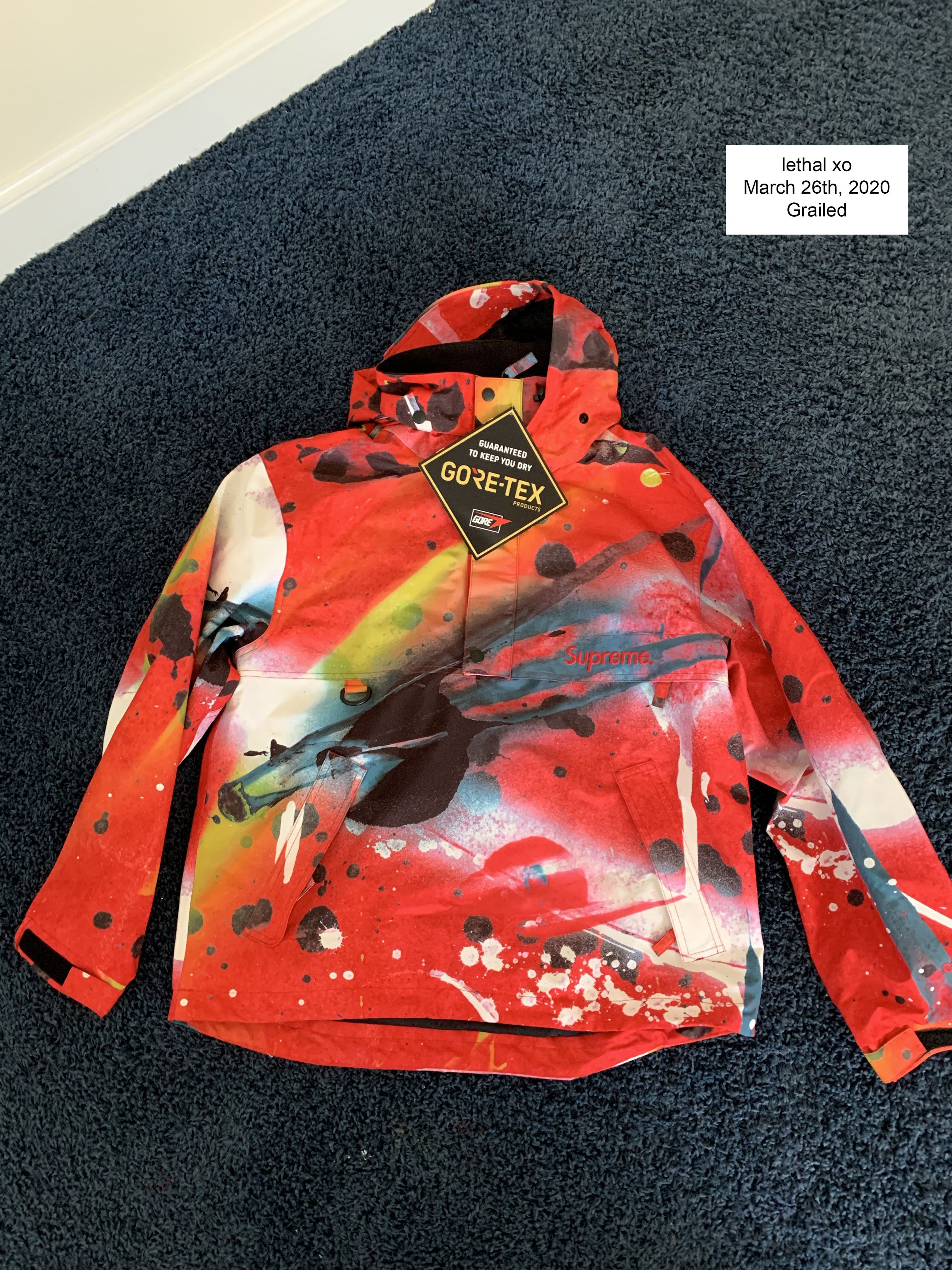 supreme rammellzee gore-tex anorak