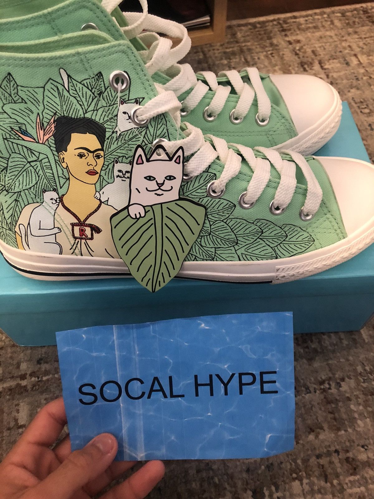 Converse × RIPNDIP Rip n Dip Converse Frida Kahlo | Grailed