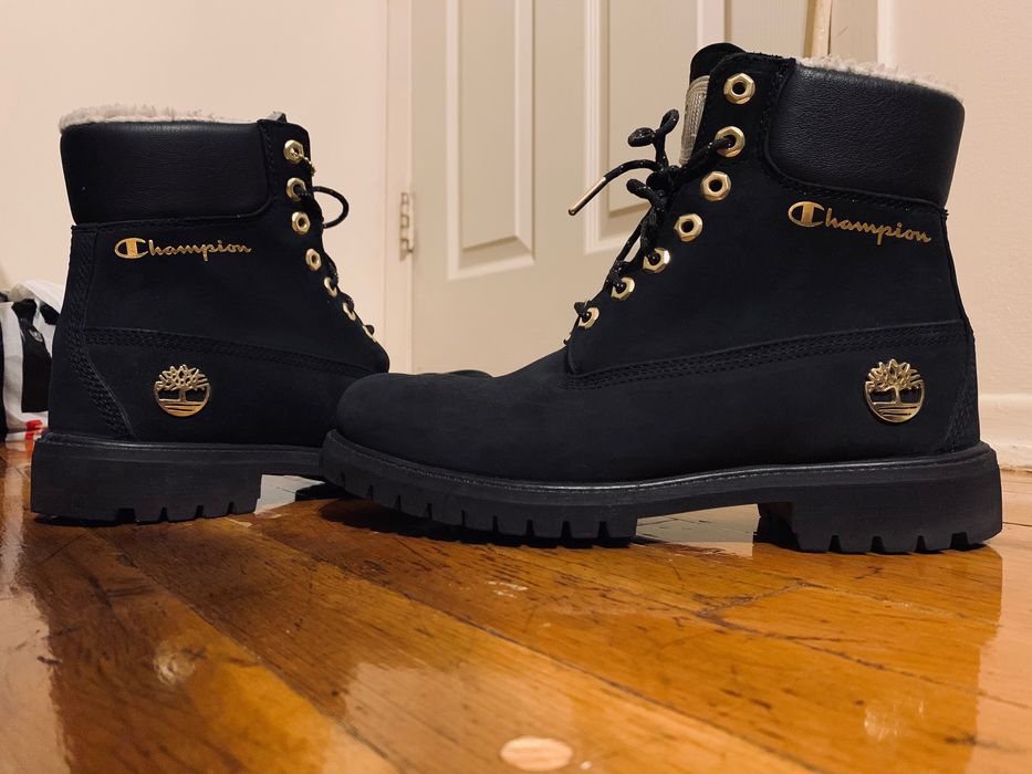 Champion hot sale black tims