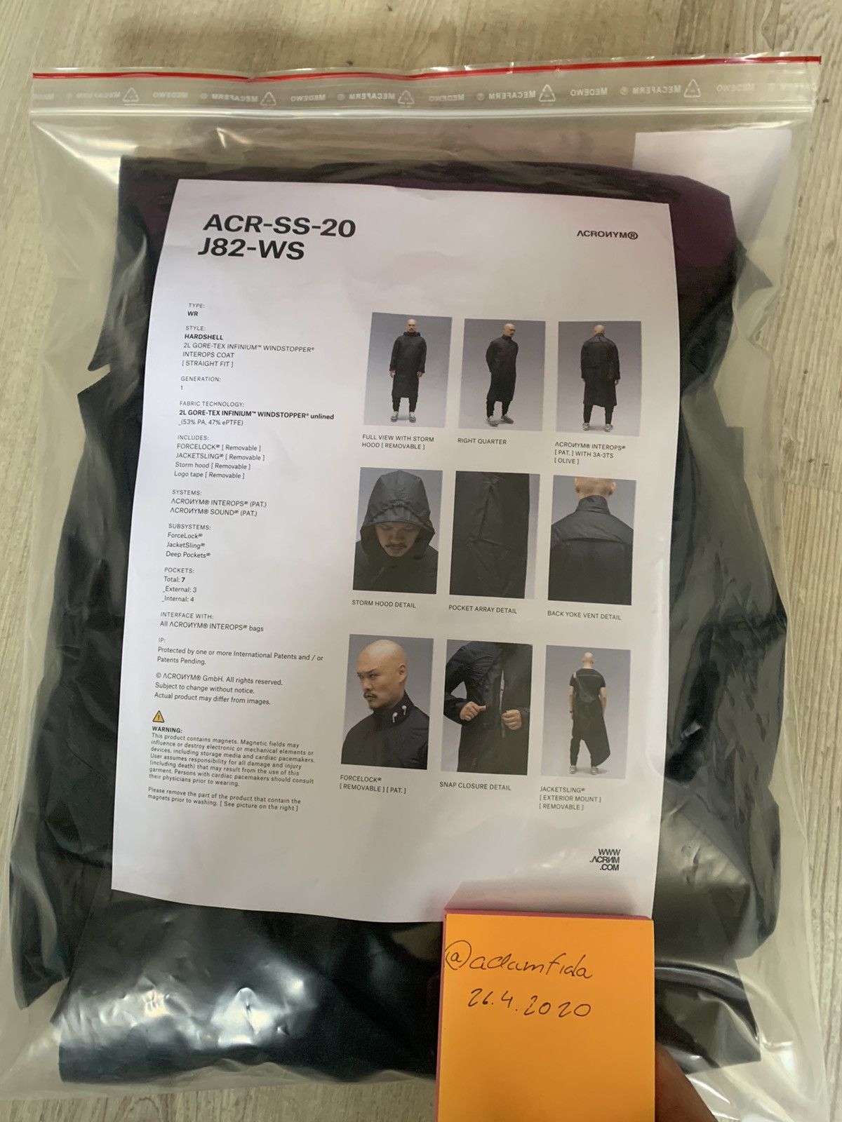 Acronym Acronym J82-WS | Grailed