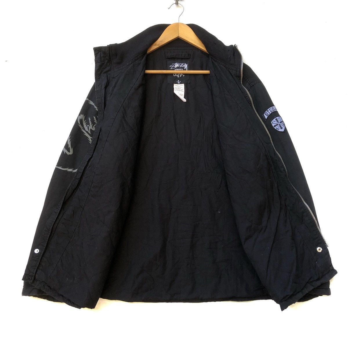 Stussy × Vintage STUSSY AUTHENTIC GEAR JACKET Size US L / EU 52-54 / 3 - 5 Thumbnail