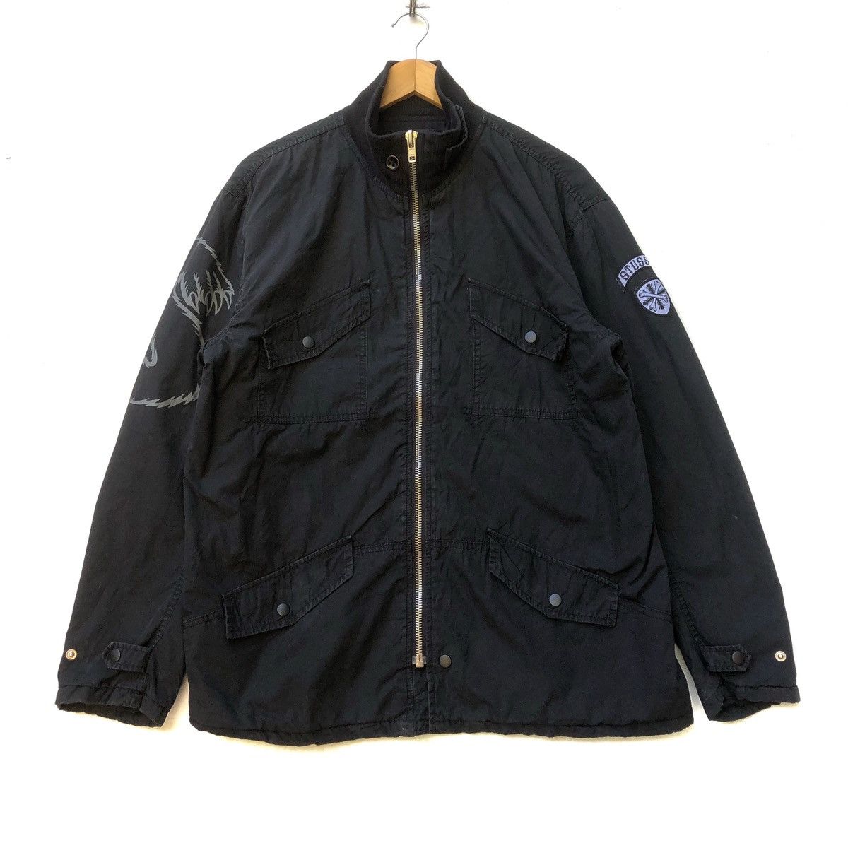 Stussy × Vintage STUSSY AUTHENTIC GEAR JACKET Size US L / EU 52-54 / 3 - 1 Thumbnail