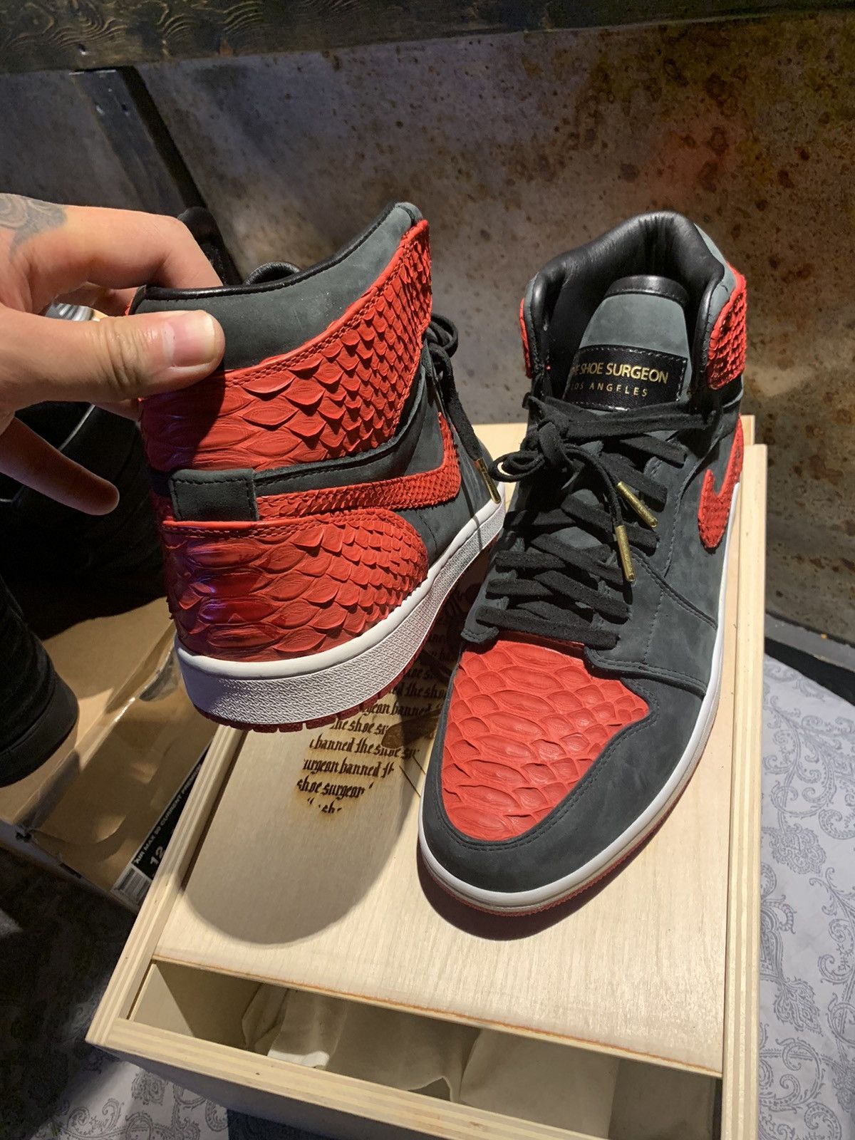 Air Jordan 1 Retro High banned shoe surgeon 1/1