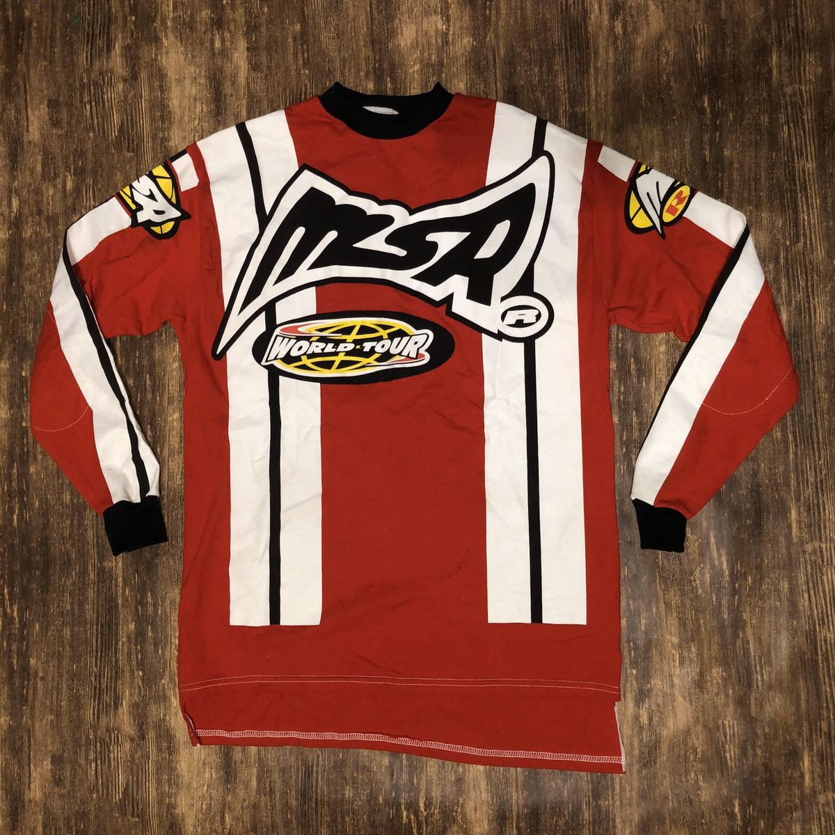 Vintage Vintage MSR World Tour Racing Jersey Motocross All Over | Grailed