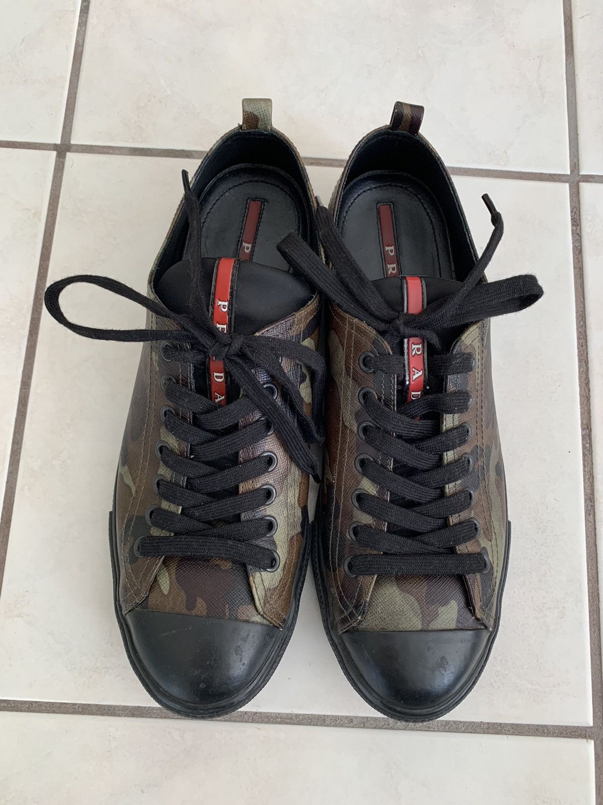 Prada Men's Leather Sneaker