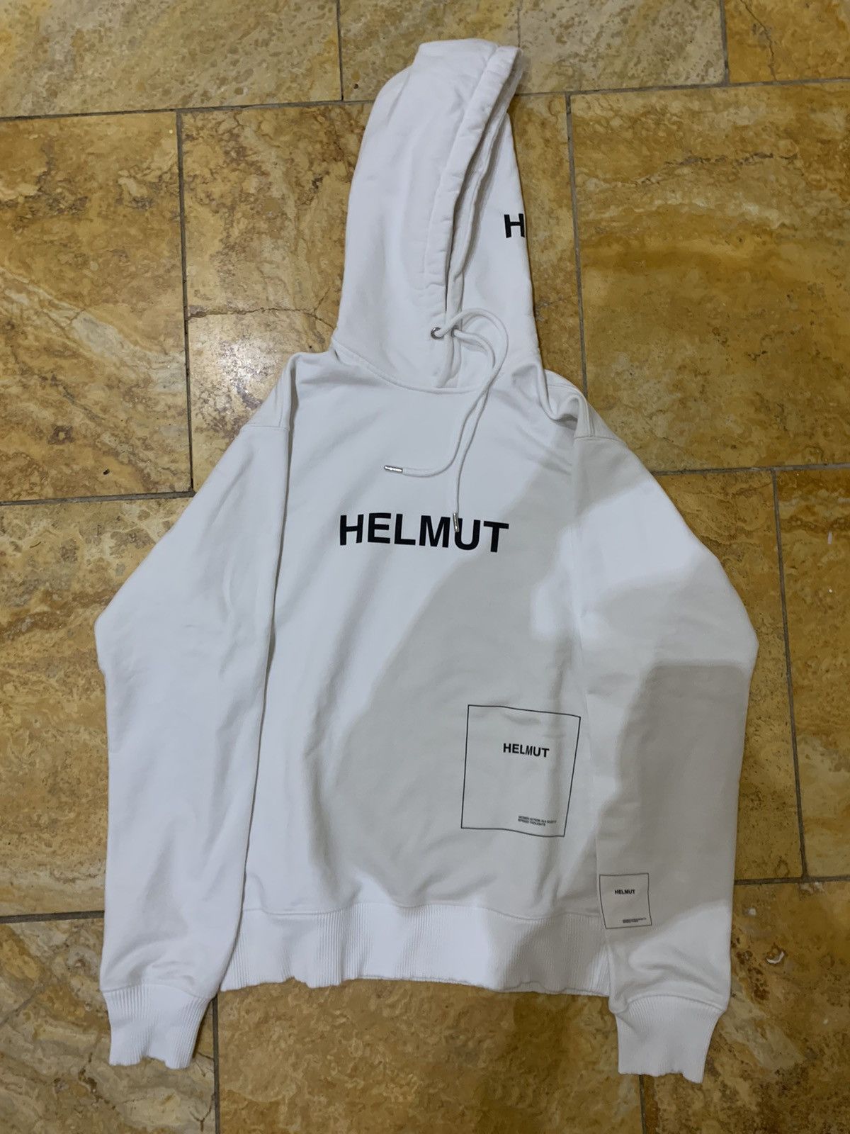 Helmut Lang Helmet Lang Index Hoodie White Size US XS / EU 42 / 0 - 1 Thumbnail