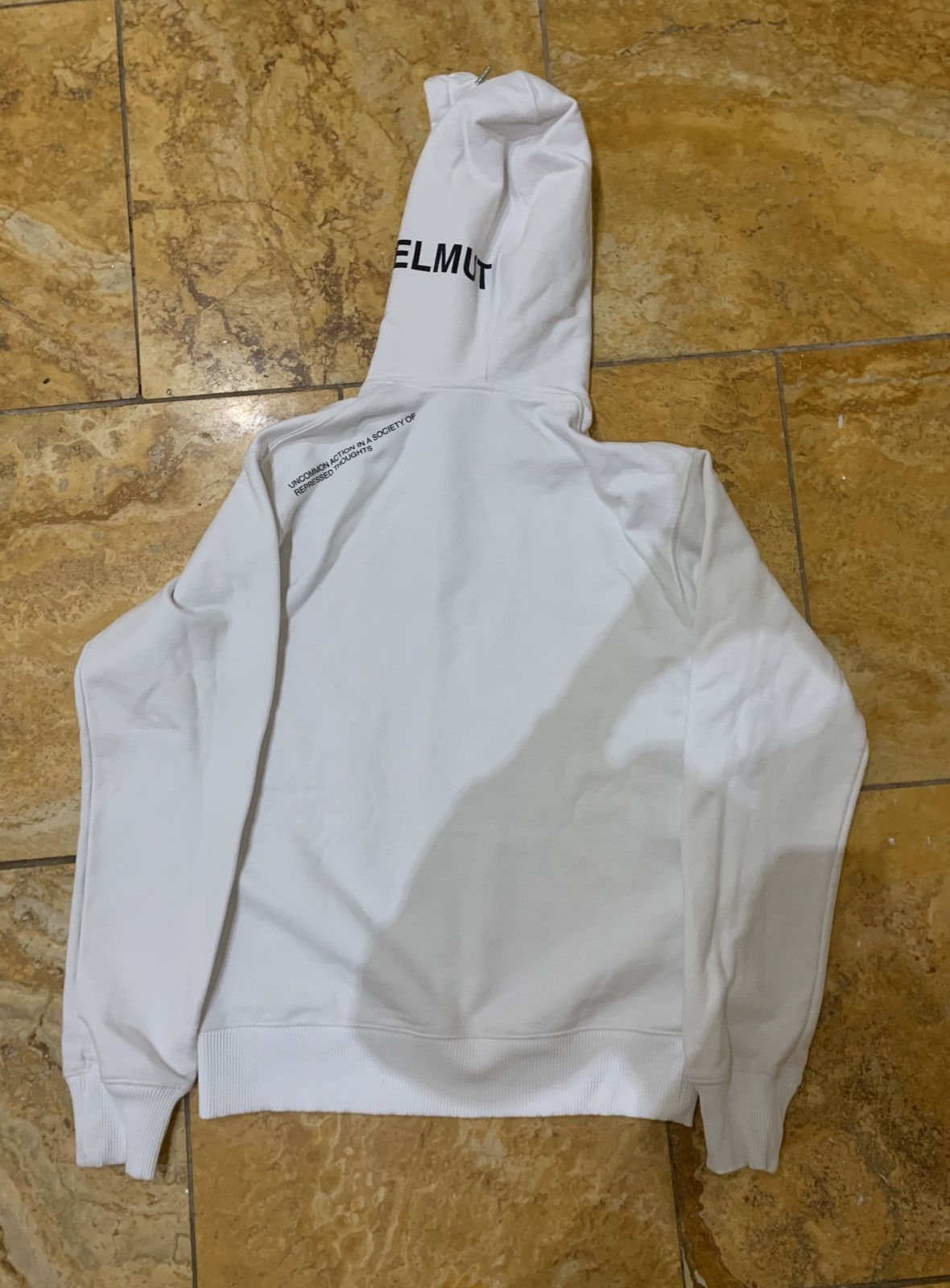 Helmut Lang Helmet Lang Index Hoodie White Size US XS / EU 42 / 0 - 2 Thumbnail