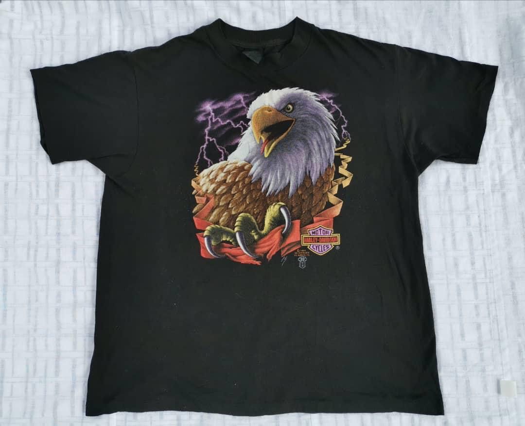 Vintage Vintage 90’s Harley Davidson 3D Emblem Tee Size US L / EU 52-54 / 3 - 1 Thumbnail