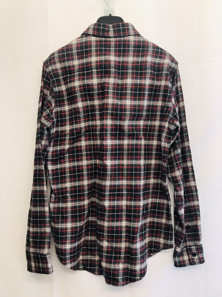 Saint Laurent Paris SS16 Runway “Surf Sound” Black Red Flannel Size US M / EU 48-50 / 2 - 5 Thumbnail