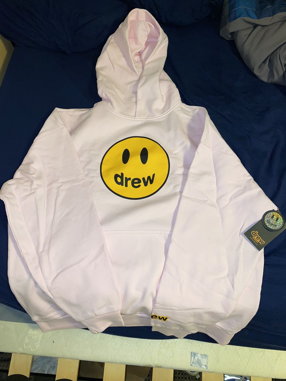 Drew House Justice Purpose Smiley Drew House Oversize Hoodie - Ink