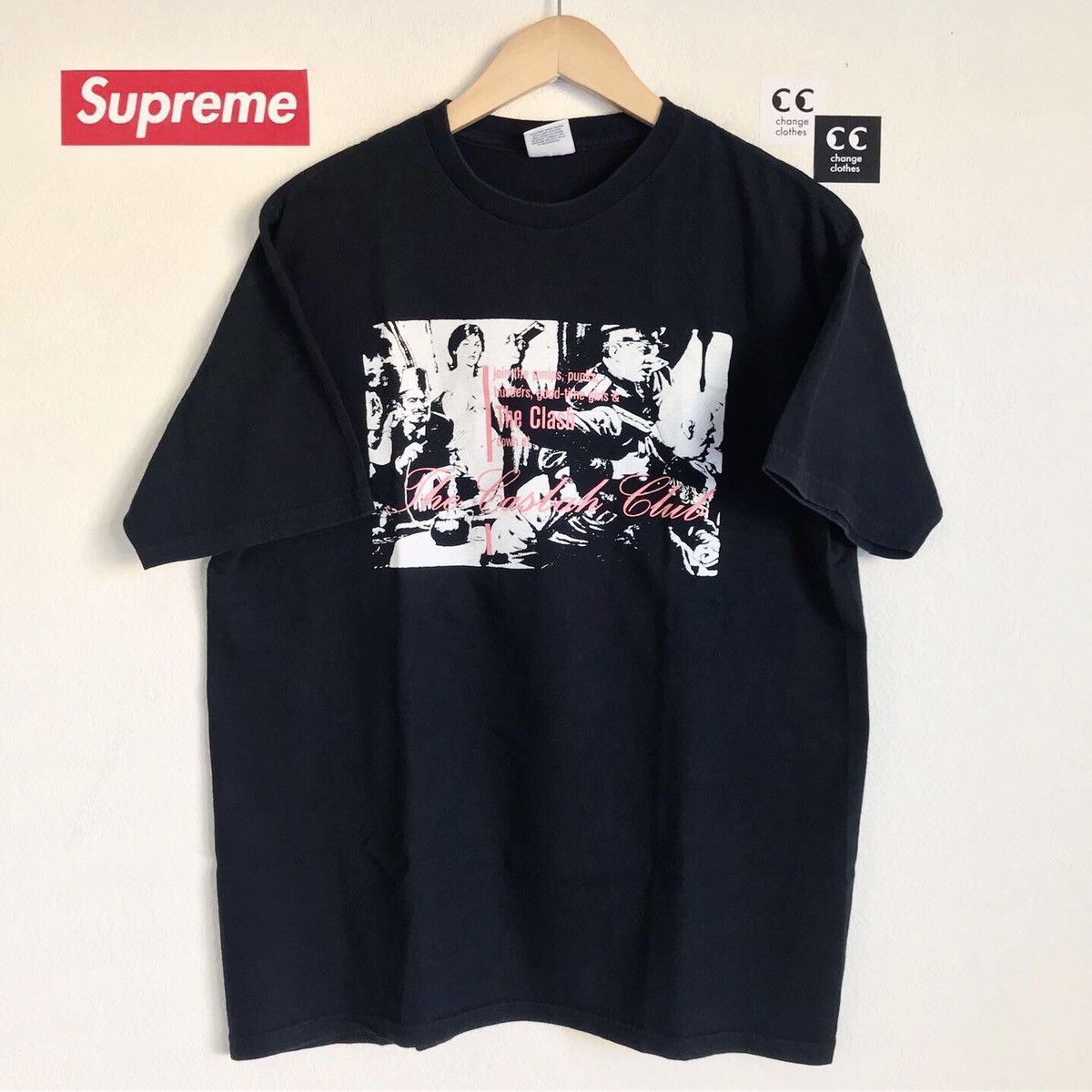 Supreme band tee online