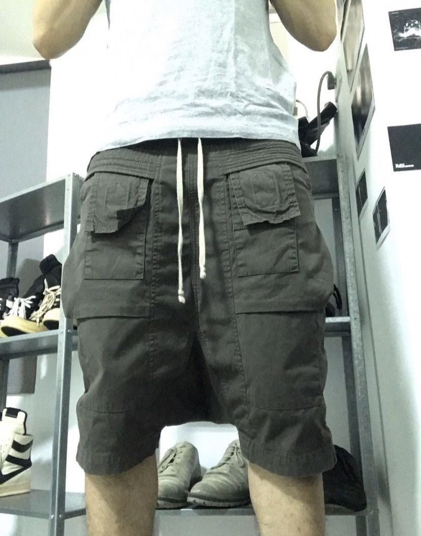 Rick Owens Drkshdw Drkshdw 15FW Creatch Cargo Shorts Dark Dust 