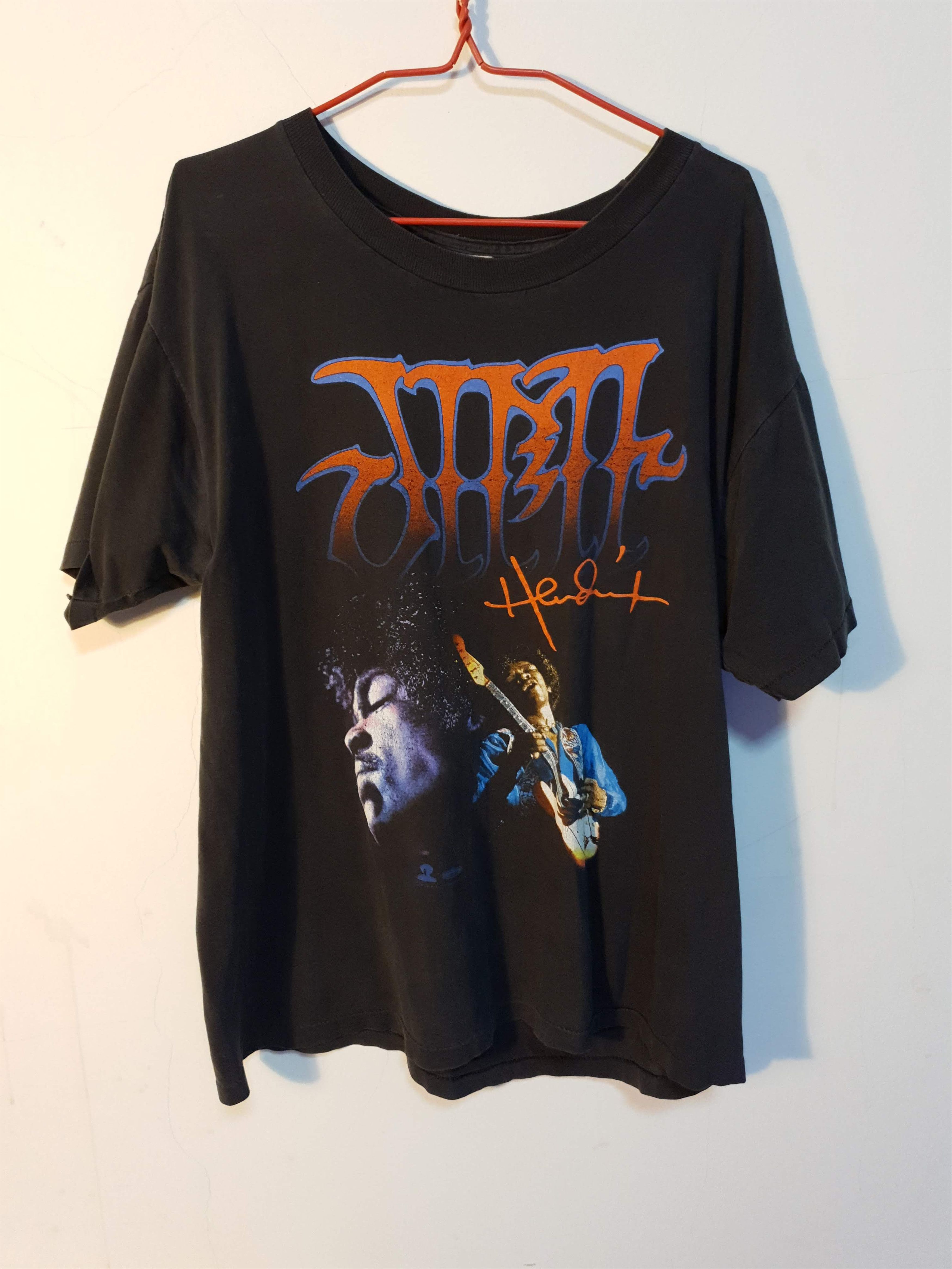 Vintage 90s Jimi Hendrix Tee Seen on TRAVIS SCOTT Size US L / EU 52-54 / 3 - 2 Thumbnail