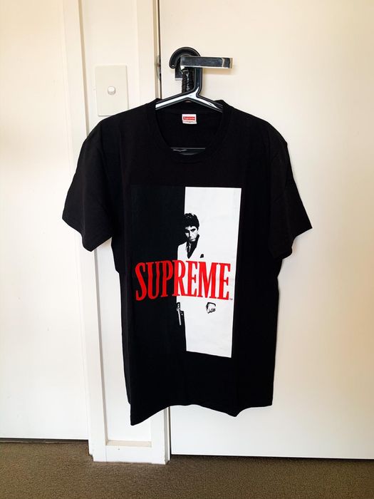 Supreme scarface hotsell split tee