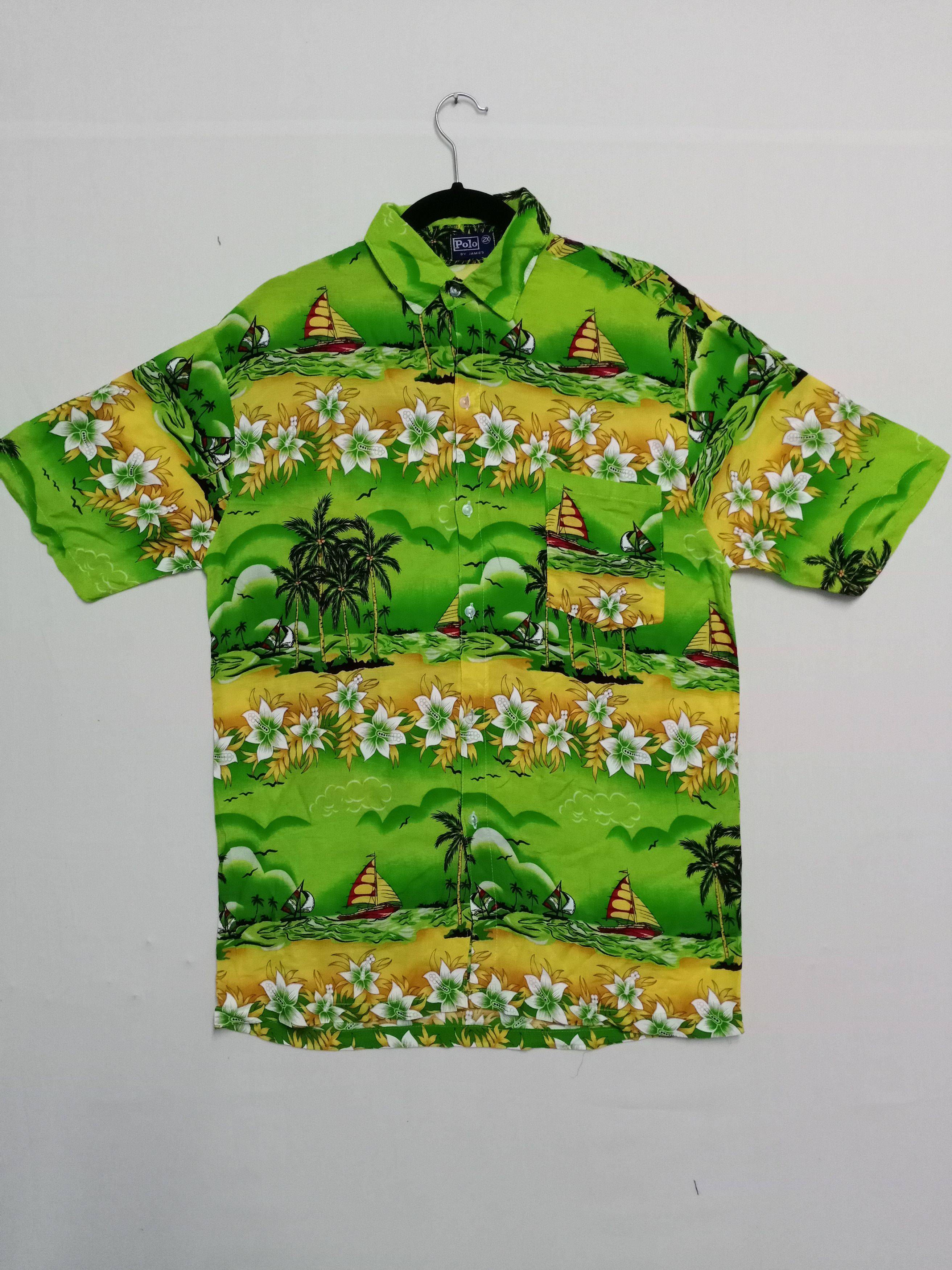 Polo Ralph Lauren × Ralph Lauren × Vintage Rare! Vintage Polo Jeans Ralph Lauren Hawaii Shirt Holiday Size US L / EU 52-54 / 3 - 1 Thumbnail