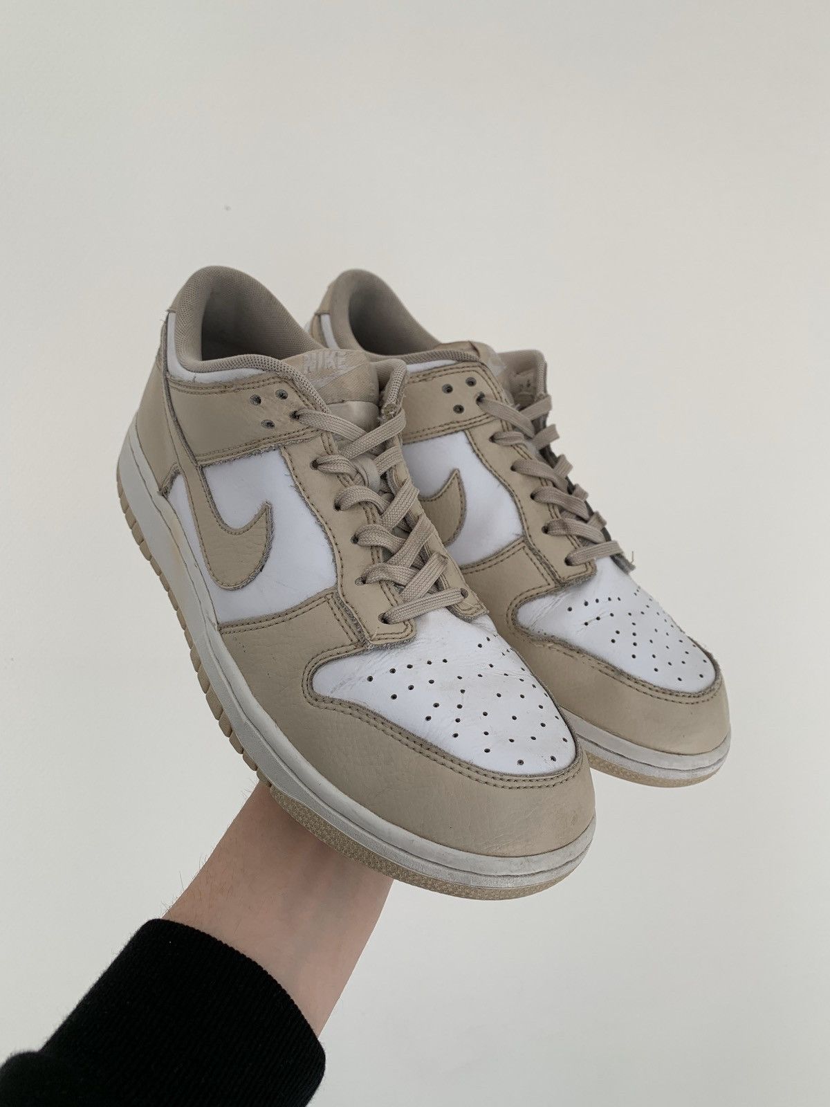womens dunk low white oatmeal