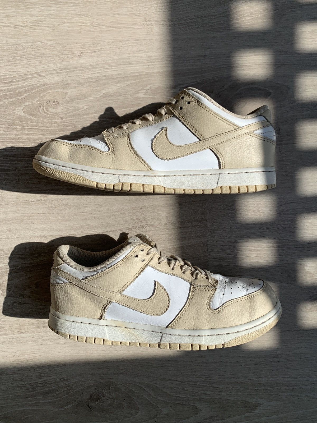womens dunk low white oatmeal