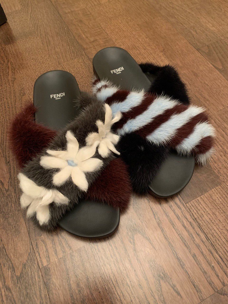 Fendi best sale fur sandals