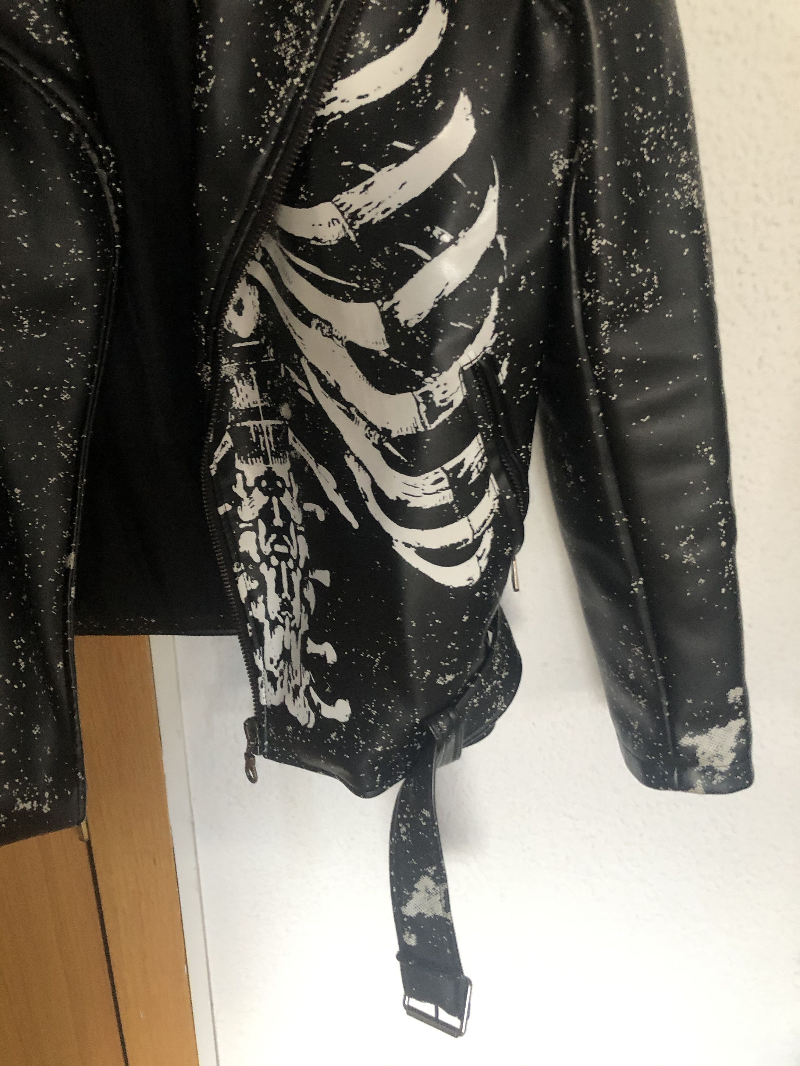 Killstar Killstar Skeleton Leather Jacket Size M | Grailed