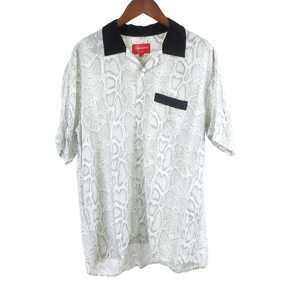 Supreme Snakeskin Rayon Button Up Polo Shirt S/S12 Size US S / EU 44-46 / 1 - 1 Thumbnail