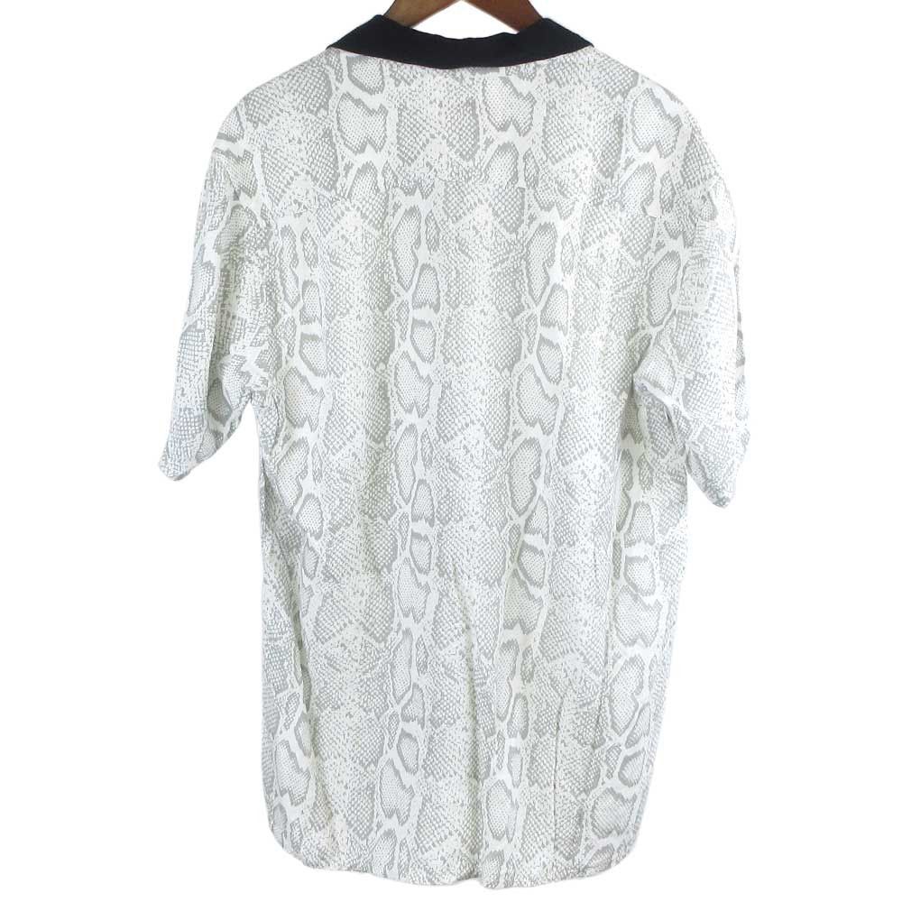Supreme Snakeskin Rayon Button Up Polo Shirt S/S12 Size US S / EU 44-46 / 1 - 2 Thumbnail