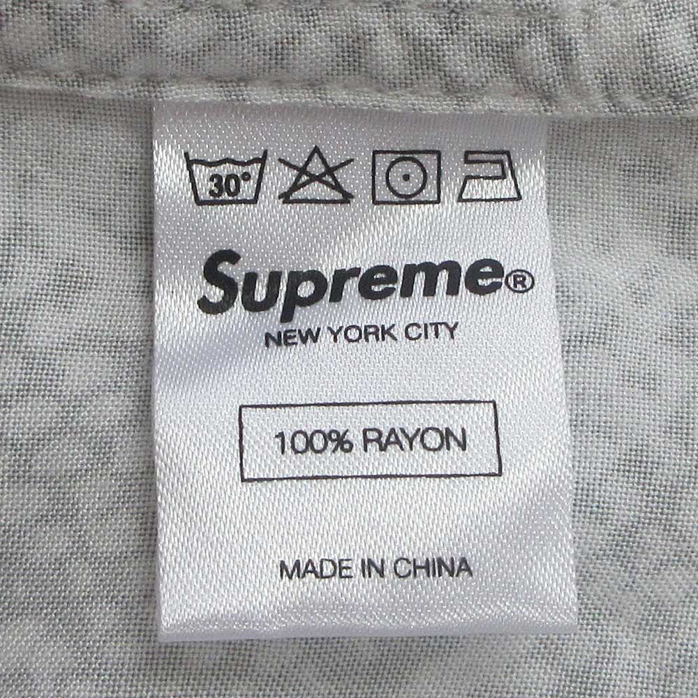 Supreme Snakeskin Rayon Button Up Polo Shirt S/S12 Size US S / EU 44-46 / 1 - 4 Thumbnail