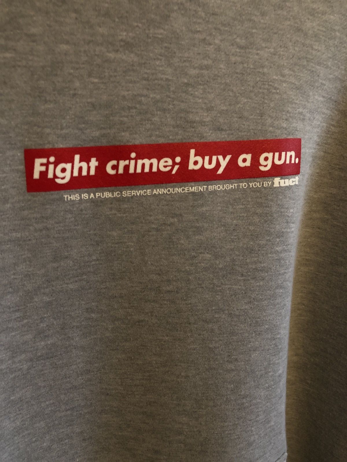 Fuct FUCT “Fight Crime, Buy A Gun” Hoodie Size US M / EU 48-50 / 2 - 3 Thumbnail