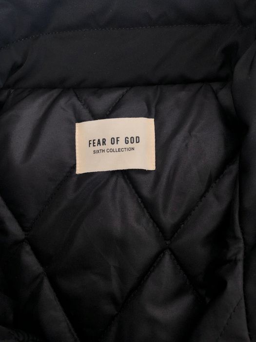 Fear of God *Need Gone* FOG Sixth Collection Black Ski Bomber