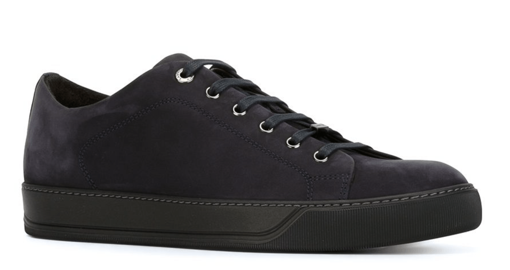 Lanvin [FINAL DROP] Suede Sneaker in Midnight Blue Size US 10 / EU 43 - 6 Thumbnail