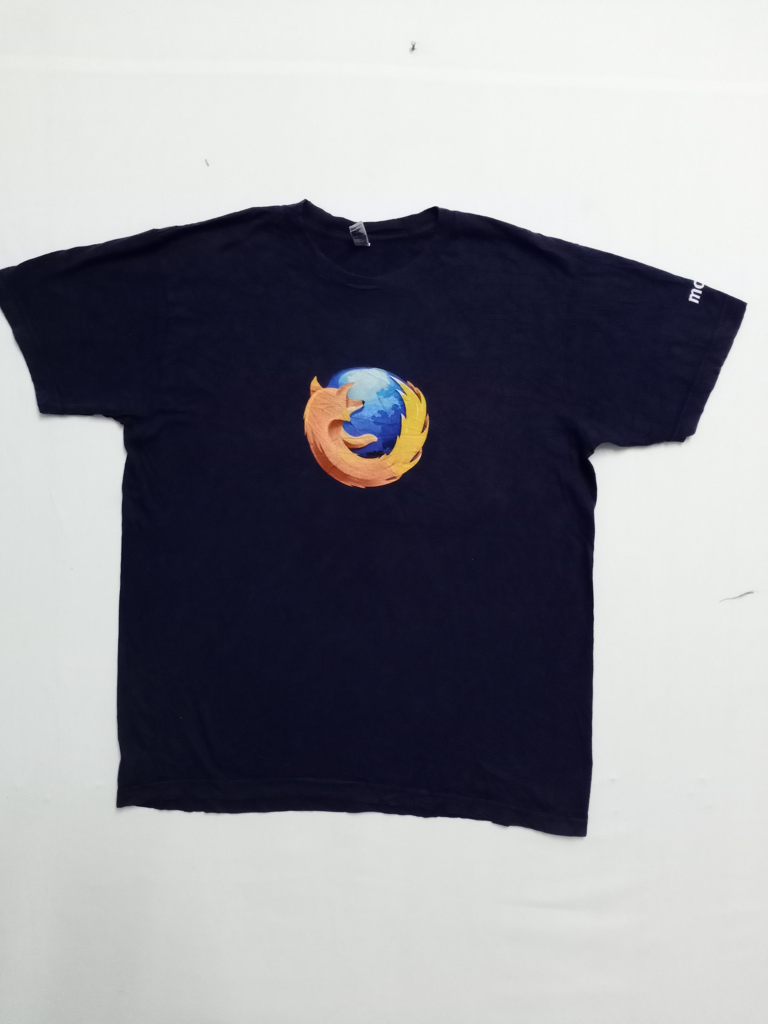Microsoft Rare Mozilla Firefox Microsoft Big Logo Tshirt Size US L / EU 52-54 / 3 - 1 Thumbnail