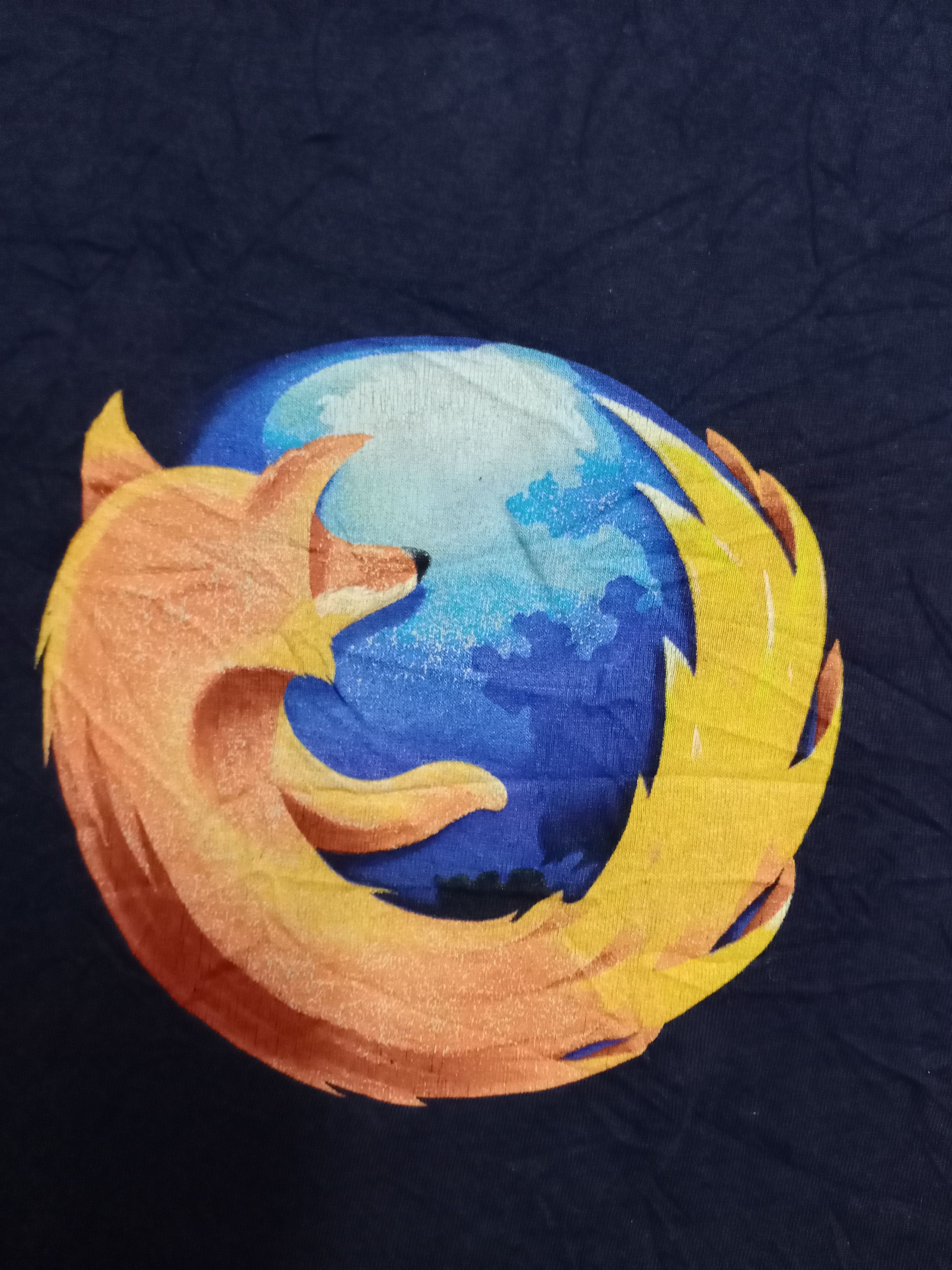 Microsoft Rare Mozilla Firefox Microsoft Big Logo Tshirt Size US L / EU 52-54 / 3 - 4 Thumbnail