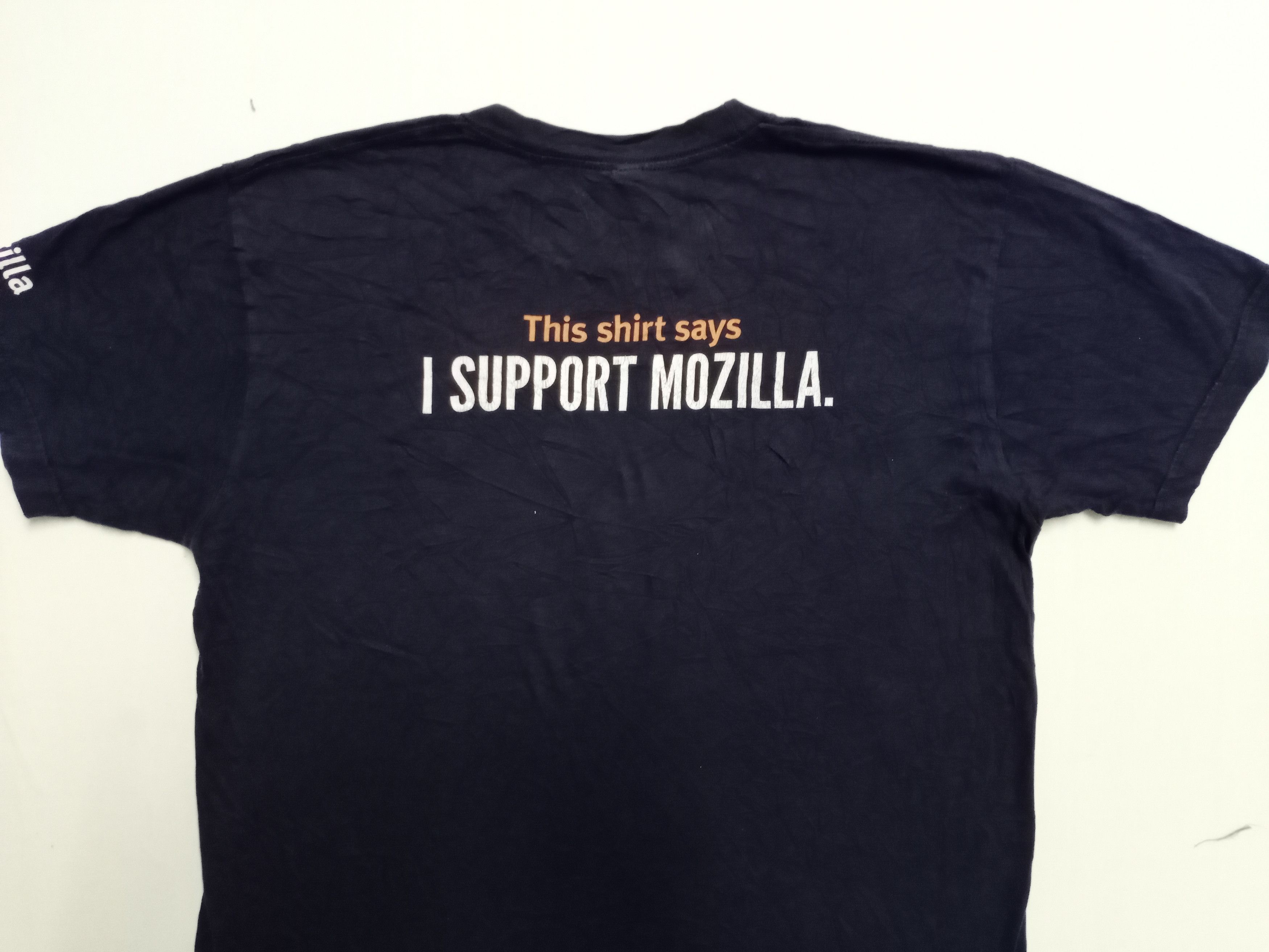 Microsoft Rare Mozilla Firefox Microsoft Big Logo Tshirt Size US L / EU 52-54 / 3 - 2 Thumbnail