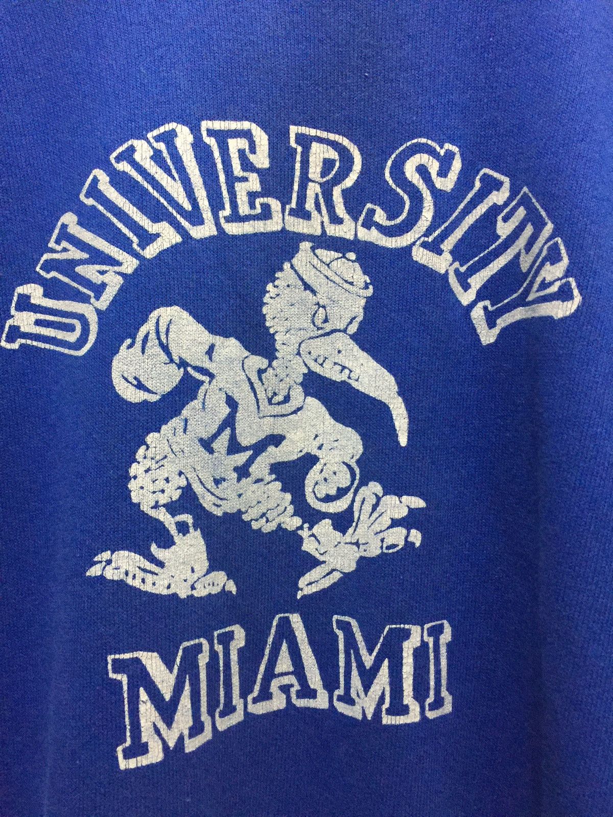 Vintage Vintage University Miami Sweatshirt Rannhill Tag Size US L / EU 52-54 / 3 - 3 Thumbnail