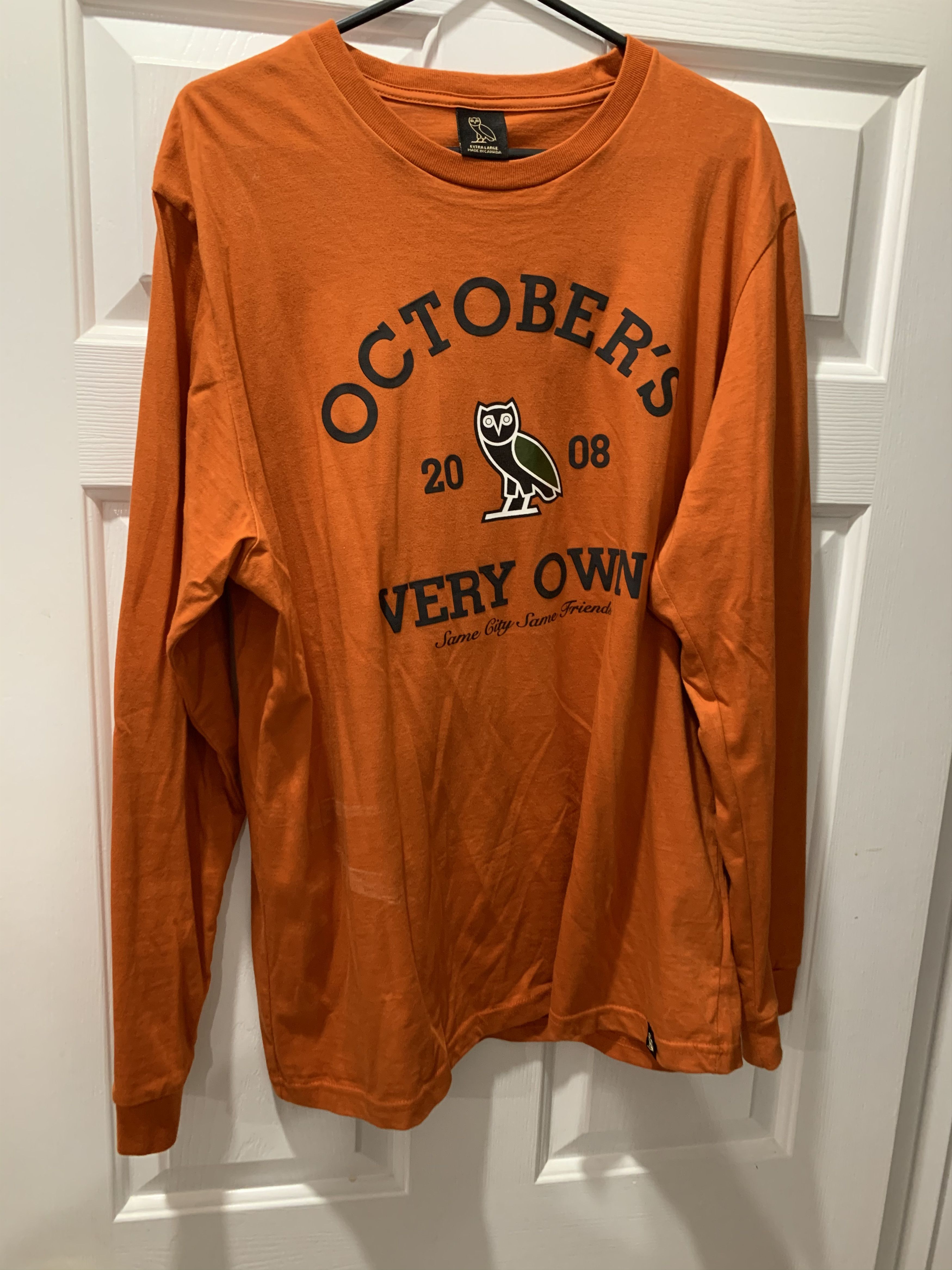Octobers Very Own OVO Drake OG Orange Collegiate Tee