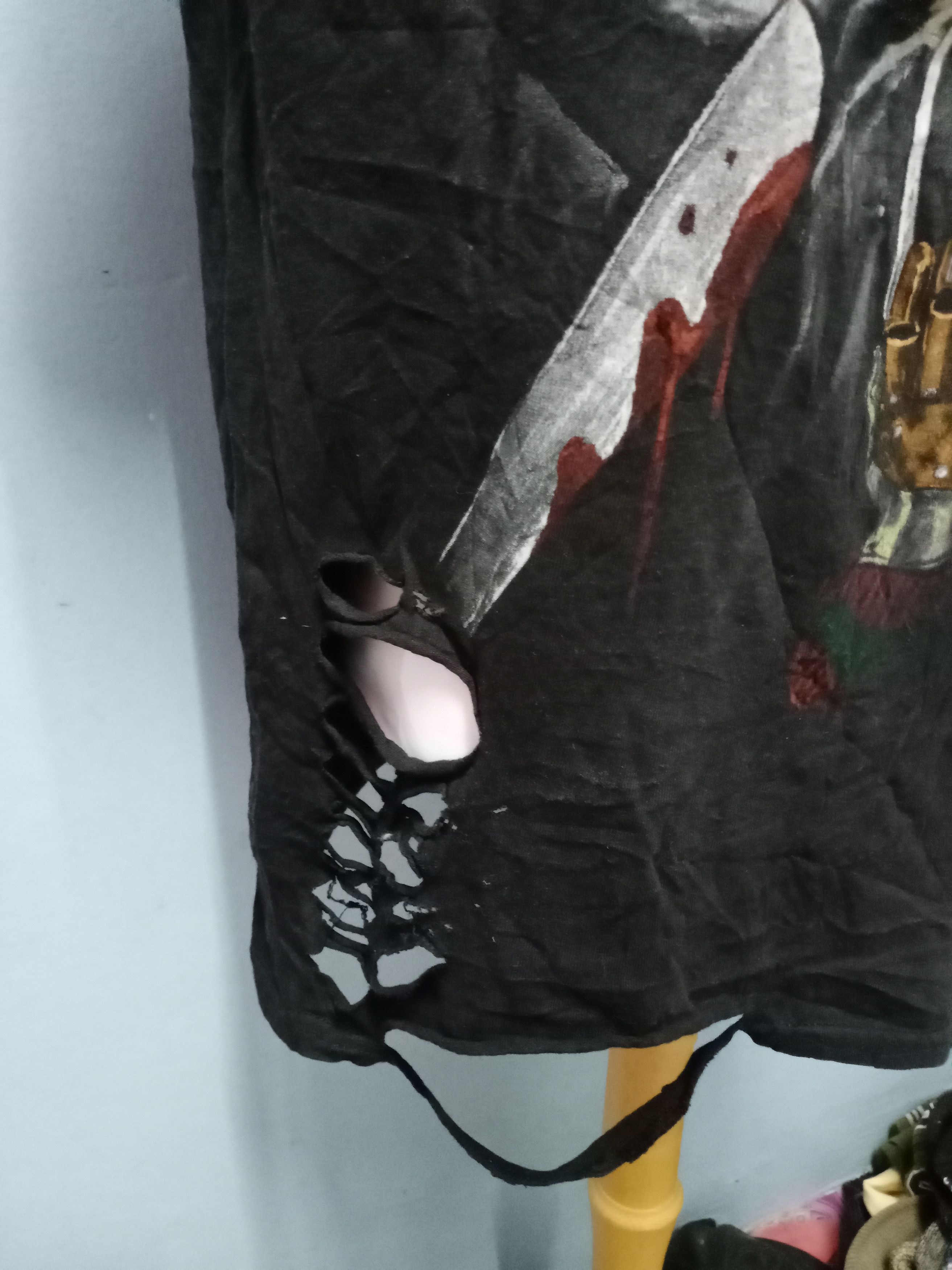 Expert Horror × Vintage Vintage Destroyed A Nightmare Killer Bootleg Tshirt Size US L / EU 52-54 / 3 - 8 Thumbnail