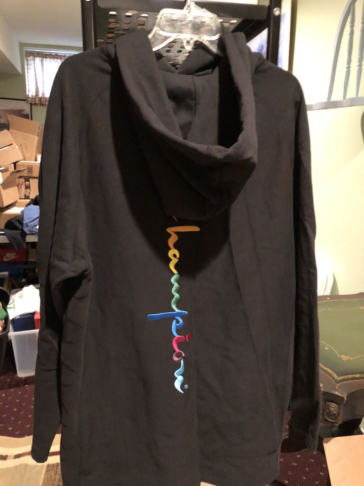 Champion × Kith Kith Champion Extended Hoodie Black Medium Size US M / EU 48-50 / 2 - 2 Thumbnail